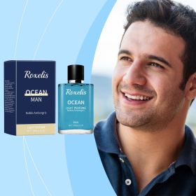Ambergris Blue Ocean Perfume Men's Charm Atmosphere Portable Perfume Long-lasting Light Fragrance Ocean Azure Accord