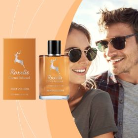 Orange Accord Cologne Charm Perfume Natural Fresh and Elegant, Emitting Charm with Long-lasting Fragrance, Portable and Suitable for Dates