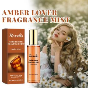 Popular Hot ltems Naked Vanilla Sparkling Perfume Spray - Long-lasting, Fresh and Natural, Suitable for Couples' Dates, Portable (style: Amber Romantic Perfume)