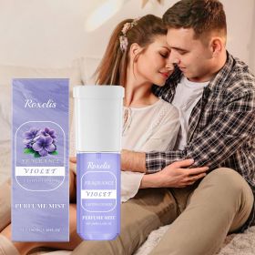 Jasmine Perfume Spray Light, Fresh, Long-lasting Fragrance, Exuding Charm, Portable Niche Body Perfume Spray (style: Violet Perfume)